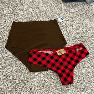 BUNDLE 4 Pairs No show underwear size small bundle PINK and Old Navy NWT